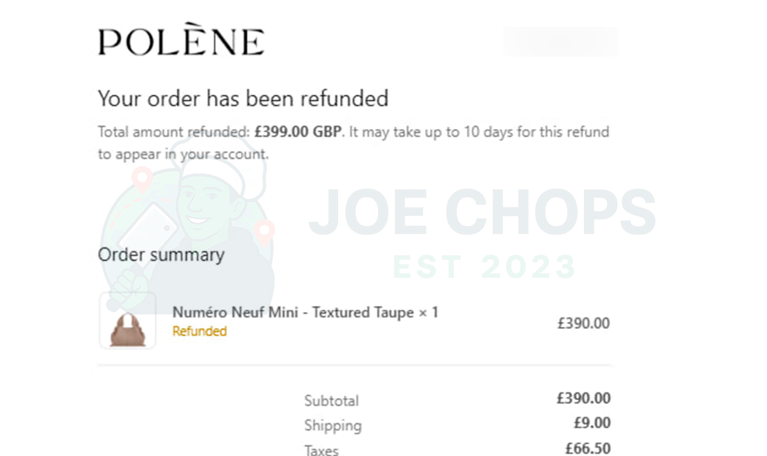 Polène Order Success